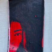 Transformação em Vermelho, Preto e Branco. Projekt z dziedziny Trad, c, jna ilustracja,  Sztuki piękne i  Malarstwo użytkownika Mariah Negromonte Trevisani - 24.08.2021