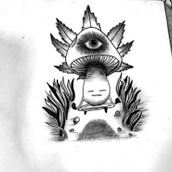 Mi Proyecto del curso: Tatuaje botánico con puntillismo Ein Projekt aus dem Bereich Traditionelle Illustration, Tattoodesign und Botanische Illustration von Mary Hernandez - 25.08.2021