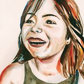 Mi Proyecto del curso: Retrato artístico en acuarela. Fine Arts, Painting, Watercolor Painting, and Portrait Drawing project by Gina Planas - 08.25.2021