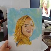 Il mio progetto del corso: Ritratto realistico ad olio: dettagli ed espressività. Fine Arts, Painting, and Oil Painting project by infogbaldini - 08.25.2021