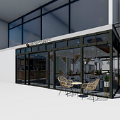 Mi Proyecto del curso: Diseño de interiores para restaurantes. Interior Architecture, Interior Design, Interior Decoration, and Retail Design project by Allan Martinez Prendas - 08.25.2021