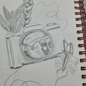 Un sueño en miniatura. Traditional illustration, Creativit, Drawing, and Sketchbook project by Fatima Romero - 08.25.2021
