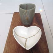 Meu projeto do curso: Introdução ao kintsugi: restaure suas cerâmicas com ouro. Arts, Crafts, Fine Arts, Ceramics, and DIY project by Maria Nagahama - 08.20.2021