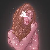 COMMISSION: H O P E. Traditional illustration, and Digital Illustration project by Yasmin Gonçalves - 08.25.2021
