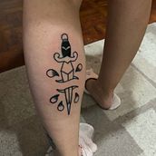Minhas primeiras tatuagens. Tattoo Design project by Leandro Charleaux Mendes dos Santos - 08.26.2021