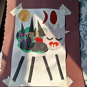 My project in Story Illustration with Paper course. Traditional illustration, Collage, Paper Craft, Children's Illustration, Creating with Kids, and Narrative project by Quinesia Johnson - 08.26.2021