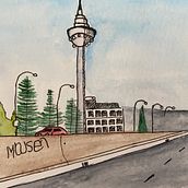 Modesto intento de sketchbook. Un proyecto de Paisajismo de Paula Goip - 26.08.2021