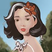My project in Powerful Female Characters: Illustrating Confidence and Diversity course. Traditional illustration, Painting, Digital Illustration, Digital Drawing, and Digital Painting project by 唯一 狮儿 - 08.26.2021