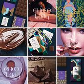 Choco Lady . Un projet de Packaging, Beaux Arts, Illustration traditionnelle, Br, ing et identité , et Direction artistique de Noemi Hans - 26.08.2021