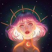 My project in Lighting and Color for Digital Portraits in Photoshop course. Traditional illustration, Digital Illustration, and Digital Painting project by Quynh Anh Nguyen - 08.26.2021