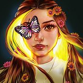 My project in Digital Fantasy Portraits with Photoshop course. Een project van Traditionele illustratie,  Tekening, Digitale illustratie,  Portrettekening, Digitale tekening y  Digitaal schilderij van Eleazar Daligdig - 24.08.2021