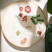 Mi Proyecto del curso: Técnicas avanzadas de bordado: puntadas y composiciones con volumen. Embroider project by Mar… - 08.27.2021