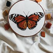 Mi Proyecto del curso: Técnicas de bordado realista. Traditional illustration, and Embroider project by María - 08.27.2021