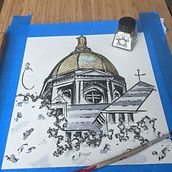 My project in Architectural Sketching with Watercolor and Ink course. Un projet de Esquisse , Dessin, Aquarelle, Illustration architecturale, Carnet de croquis et Illustration à l'encre de kristie_cornelis - 27.08.2021