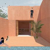 Mi Proyecto del curso: Representación gráfica de proyectos arquitectónicos. Un progetto di Architettura, Graphic design, Architettura d'interni, Interior design, Paesaggismo, Collage, Architettura digitale e Illustrazione architettonica di rosyrojasp - 27.08.2021