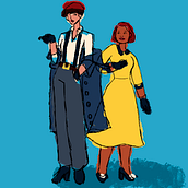 Meu projeto do curso: Ilustração de personagens femininas com estilo no Photoshop. Ilustração tradicional, Design de personagens, Ilustração digital, e Desenho digital projeto de Phenix Moura - 27.08.2021