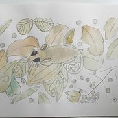 Meu projeto do curso: Ilustração em aquarela com influência japonesa . % Nayara Yoshie Sano tarafından hazırlanan Geleneksel illüstras, on, Çizim, Sulubo, Ve a Resim projesi - 08.27.2021
