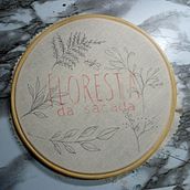 Meu projeto do curso: Técnicas básicas para bordado de letras. Embroider project by Gabriele Paschoalin - 06.06.2021