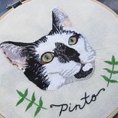 Mi Proyecto del curso: Needle painting para principiantes. Embroider, and Naturalistic Illustration project by Alejandra Adarve - 08.27.2021