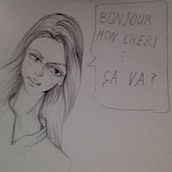 Bonjour, ça va?. Een project van Traditionele illustratie van Ana Laura Basurto - 25.08.2021