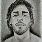 Il mio progetto del corso: Ritratto realistico al carboncino Ein Projekt aus dem Bereich Traditionelle Illustration, Bildende Künste, Zeichnung, Porträtzeichnung und Realistische Zeichnung von debbycampovecchi - 28.08.2021