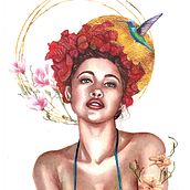 Mi Proyecto del curso: Retrato artístico en acuarela. Fine Arts, Painting, Watercolor Painting, and Portrait Drawing project by Tara Osuna Garcia-Valiño - 08.28.2021