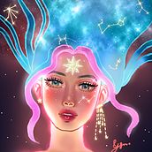 My project in Lighting and Color for Digital Portraits in Photoshop course. Traditional illustration, Digital Illustration, and Digital Painting project by kotchasorn Khumsub - 08.28.2021