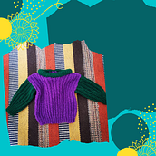 Maria Clara Valle -  casaco de frio para criança de até 2 anos. Un projet de St, lisme, Art textile, DIY , et Crochet de Maria Clara Lima Valente do Valle - 09.05.2021