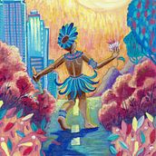 Mi Proyecto del curso: Ilustración con acrílico: crea universos mágicos. Un proyecto de Ilustración tradicional, Pintura, Creatividad y Pintura acrílica de Nayara Artero - 28.08.2021