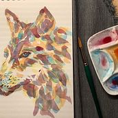 Mein Kursprojekt: Experimentelle Aquarelltechniken für Anfänger. Un progetto di Illustrazione tradizionale, Belle arti, Pittura ad acquerello e Illustrazione naturalistica di Silvia Wimmer - 28.08.2021
