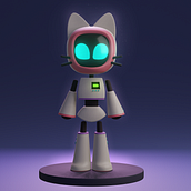 My project in Introduction to 3D Design and Modeling with Blender course. Un progetto di Motion graphics, Character design, Product design e Modellazione 3D di Andrea Tirado - 27.08.2021