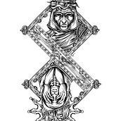 Penitente y Crisanta Ein Projekt aus dem Bereich Traditionelle Illustration von Hugo gastelum vega - 28.08.2021