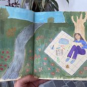 Mi Proyecto del curso: Sketchbook para explorar tu estilo de dibujo. Traditional illustration, Sketching, Creativit, Drawing, Watercolor Painting, Sketchbook, and Gouache Painting project by Isabella Martinez - 08.28.2021
