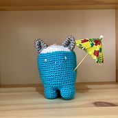Gato Chipi chipi. Fiber Arts, Arts, and Crafts project by aleblandogalarza - 08.27.2021