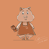 My project in Illustrated Characters Factory course. Traditional illustration, Character Design, Digital Illustration, Children's Illustration, and Narrative project by Quang Le - 08.29.2021