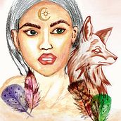 Mi Proyecto del curso: Retrato ilustrado en acuarela. Traditional illustration, Fine Arts, Painting, Drawing, Watercolor Painting, Portrait Drawing, and Artistic Drawing project by Sandra Luisa Molina - 08.23.2021