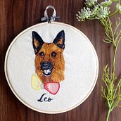 Mi Proyecto del curso: Needle painting para principiantes. Bordado e Ilustração naturalista projeto de sahrafernd - 27.08.2021