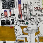 staying down. Un projet de Illustration traditionnelle, Esquisse , Dessin, Aquarelle et Illustration architecturale de aminuddinsaim - 03.03.2020