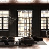 My project in Matte Painting Techniques for ArchViz course. Photo Retouching, Digital Photograph, Digital Architecture, ArchVIZ, Photomontage, and Matte Painting project by Sharon Funaro - 08.29.2021