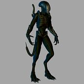 Mi Proyecto del curso: Alien (El Octavo Pasajero). Projekt z dziedziny 3D,  Modelowanie 3D, Gr, komputerowe, Concept art i Projektowanie postaci 3D użytkownika Irene Carrasco Santano - 29.08.2021