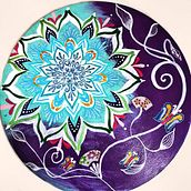 Meu projeto do curso: A arte de desenhar mandalas: crie padrões geométricos . % Naomi Maruoka tarafından hazırlanan Çizim, Mürekkep İllüstras, Ve onu projesi - 08.30.2021