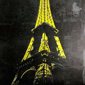 Eiffel Tower at Night. Un proyecto de Ilustración con tinta de Tammy Zuniga - 30.08.2021
