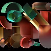 Vev Visuals. 3D, Art Direction, Br, ing & Identit project by Rutger Paulusse - 07.07.2021