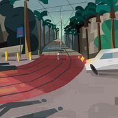 Background studies. Traditional illustration, 2D Animation, Animation, and Painting project by Ece Ağırtmış - 08.30.2021