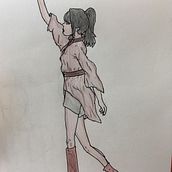 Proyecto del curso: 2 dibujos (cara y cuerpo). Pencil Drawing, Drawing, Figure Drawing, Fine Arts, Sketching, and Realistic Drawing project by Luis Muñoz Mendoza - 08.30.2021