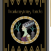Frankensteins Bride. Traditional illustration, Fine Arts, Poster Design, and Digital Illustration project by Elvis Penguin - 08.30.2021