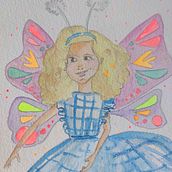 Little Girl Daydream. Traditional illustration project by Sara Pereira Duarte - 08.30.2021