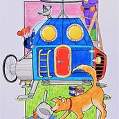 Illustrations for children's stories. Traditional illustration project by Ani - 08.30.2021