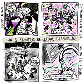 ¡Los sapos no nos cuidan nos cuidamos entre bichas!. Un proyecto de Ilustración tradicional, Cómic, Stor, telling, Stor, board y Narrativa de Reese Polilla - 02.07.2021