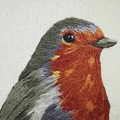 Mi Proyecto del curso: Pintar con hilo: técnicas de ilustración textil. Traditional illustration, and Embroider project by javiera cisternas - 08.27.2021